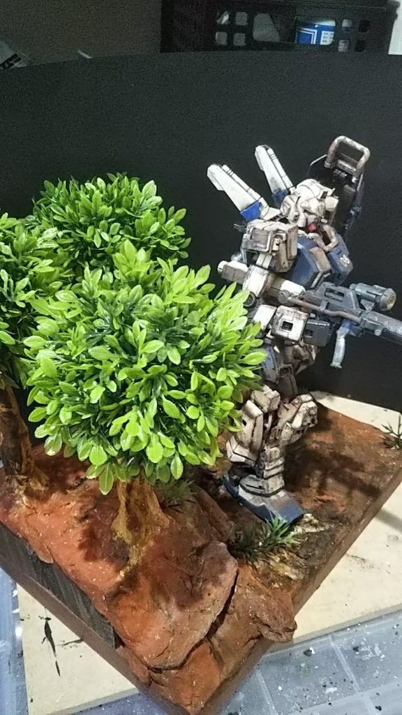 密林ジオラマ　ほぼ100均