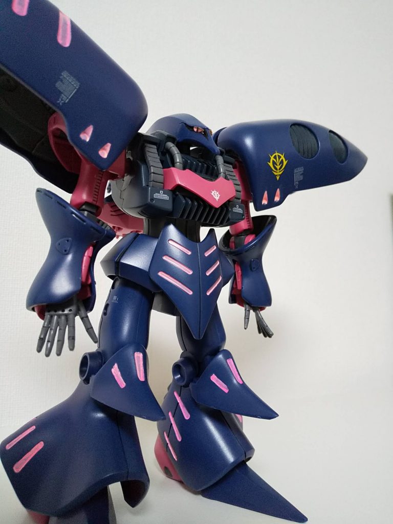 キュベレイは光沢仕上げにする人が多いですが、お気に入りの半光沢で仕上げています。また、表面が若干荒れていたので、光沢で仕上げると目立ちそう、という事もありました。