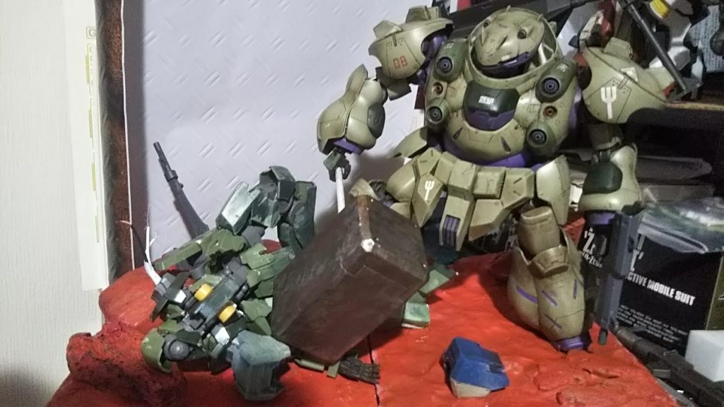 1/100グシオン　グレイズを倒す–5枚目/制作者：ブルックコバヤン