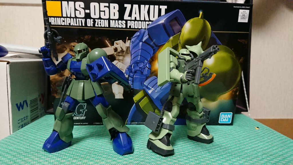 ザクIIと共にパシャリ