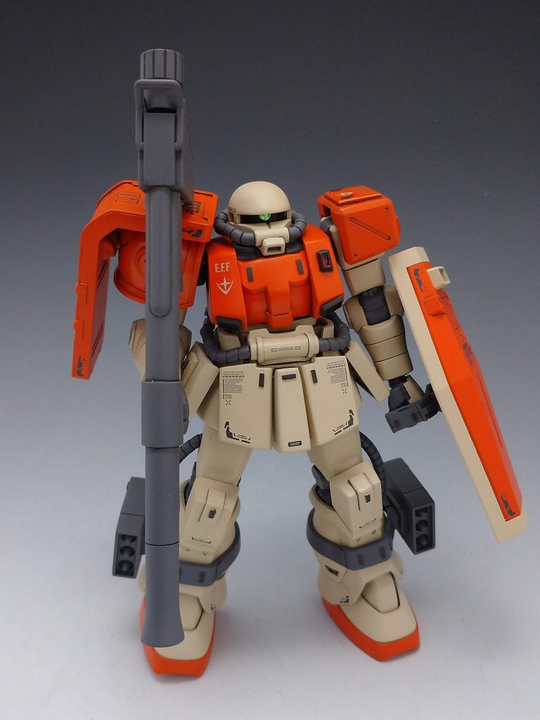 武装なんかも連邦の物を使用してそれっぽさを強くしています。