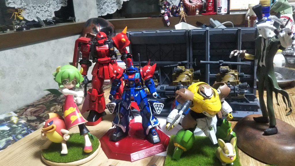 オッゴさん達と平行作業展示様に3日仕上げカッコいいとあたしは思います。  