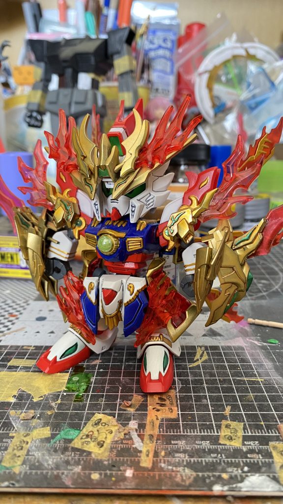 完了後に思いついたオリジナル形態の工作の流れです。