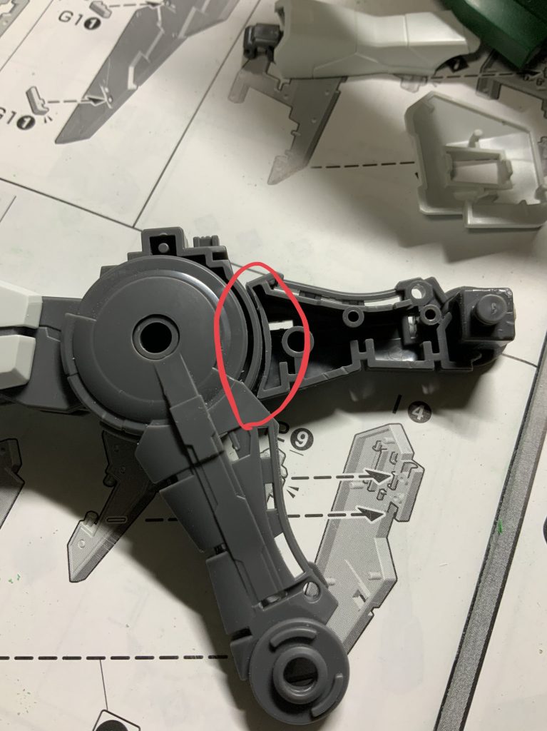 塗膜のクリアランス確保の切削①