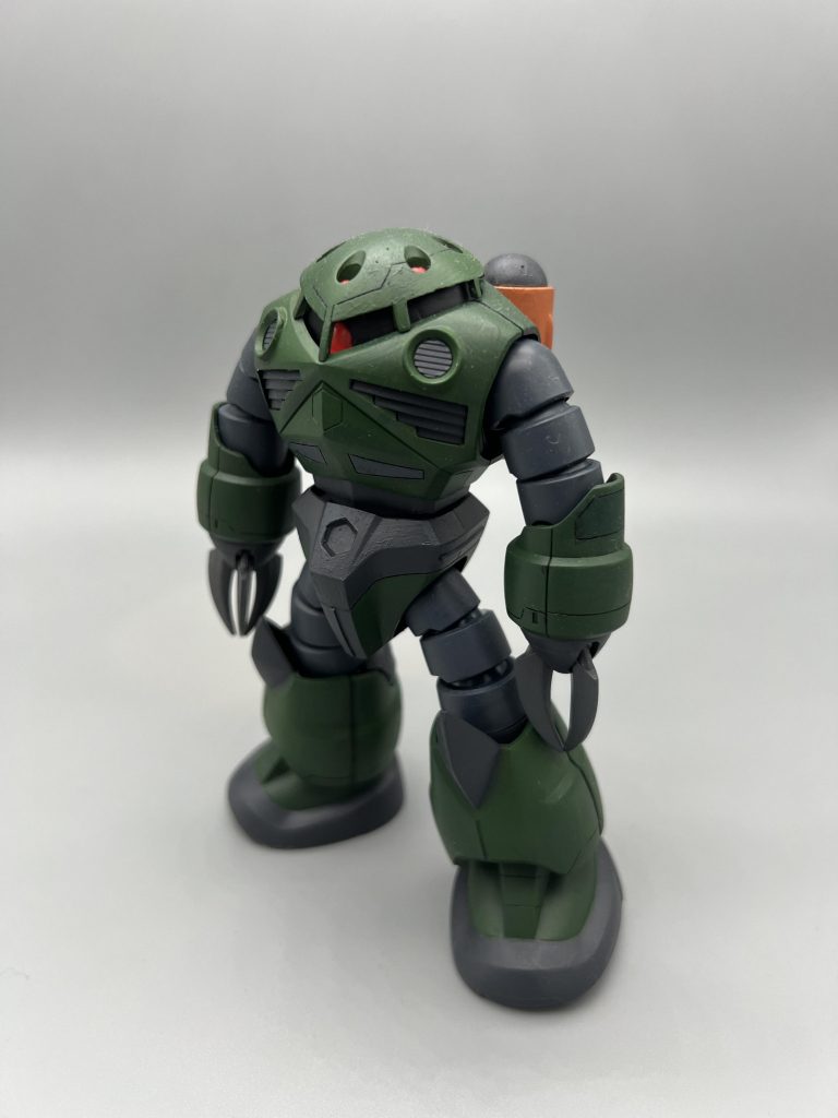 こだわりポイントは緑色の調色です。アマゾン川流域の森林をイメージしてシタデルカラーを混ぜましたwaaagh flesh+lupercal green+warboss green(少なめ)