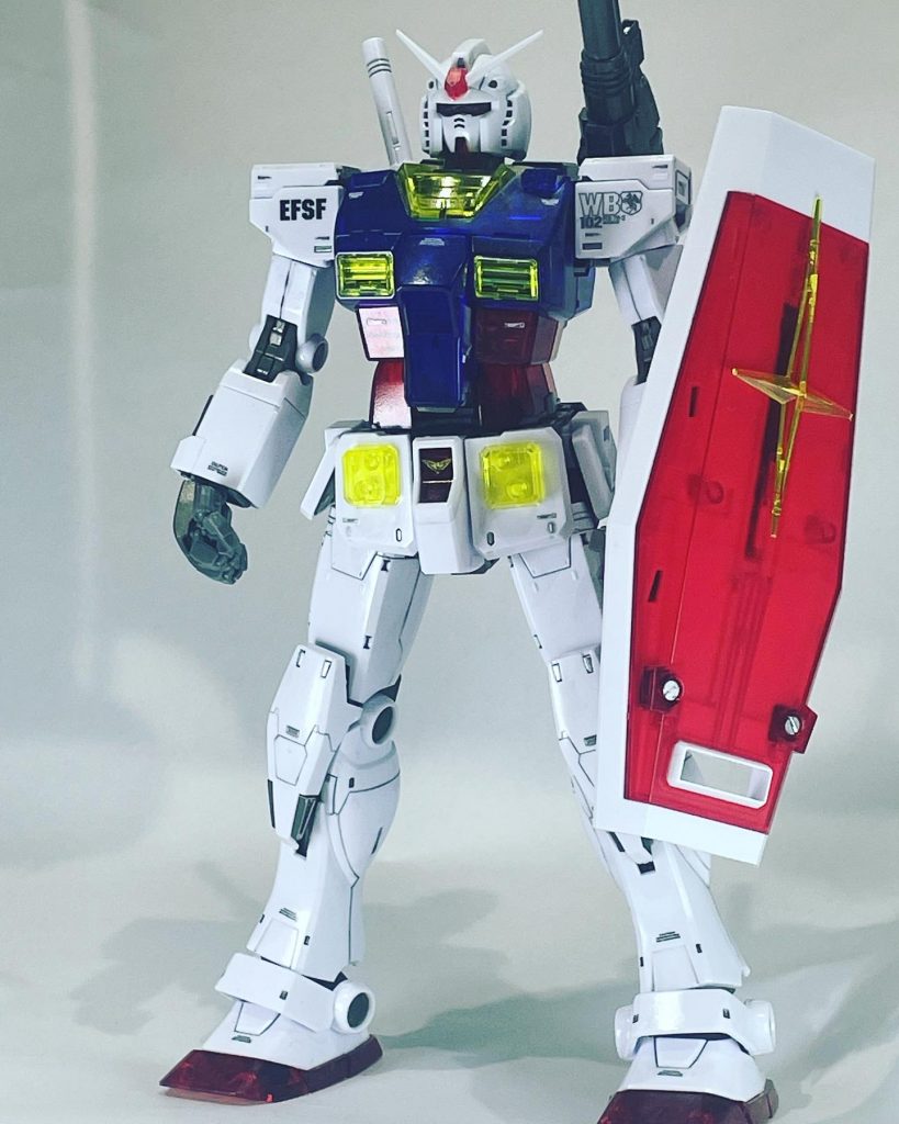 部分塗装、スミ入れ、水転写デカール、トップコートのみの簡単仕上げですが一番くじ独自のソリッドクリアがいい感じにアクセントきいてくれて綺麗に仕上がってくれました。