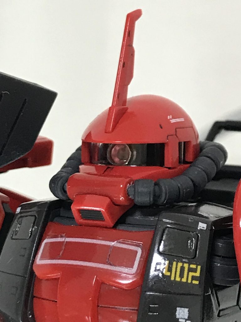 モノアイはメタルパーツとHアイズでディテールアップ。