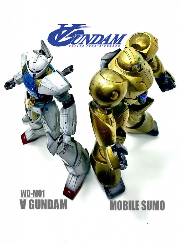 過去作のターンエーさんとツーショット。ターンエックスが欲しくなりますね。