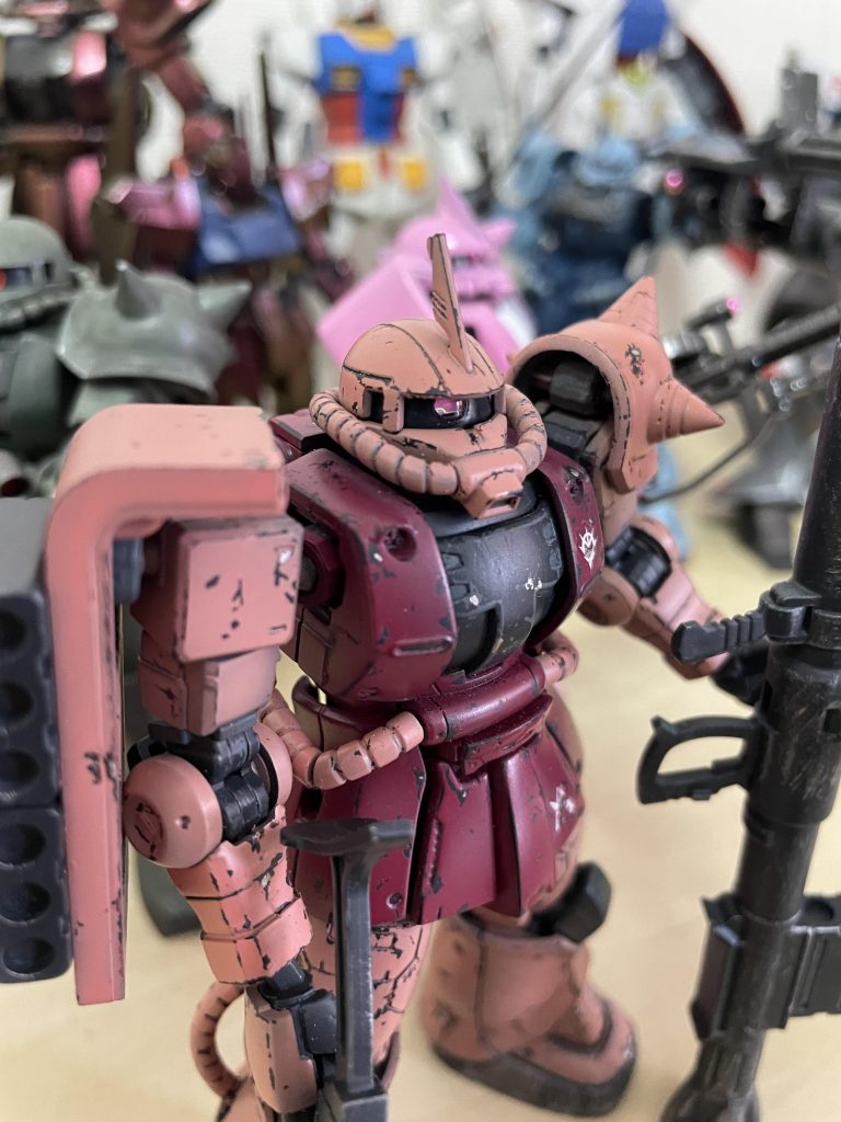 HG THE ORIGIN シャア専用ザクII–4枚目/制作者：Libra1022