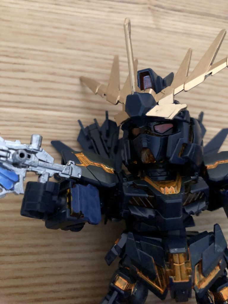 今回は実験的にガンダムマーカーを直塗りで仕上げましたが、思ってた以上にお手軽でそこそこのクオリティーになりました！