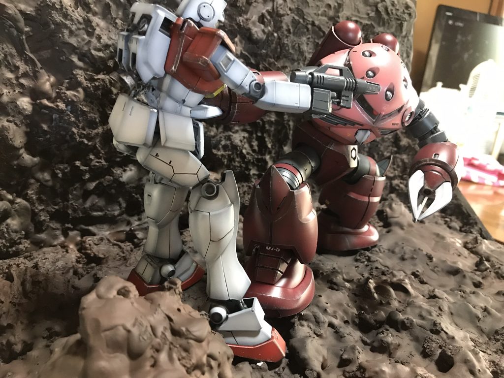 ジャブロー　赤い彗星–2枚目/制作者：第08山ん中小隊