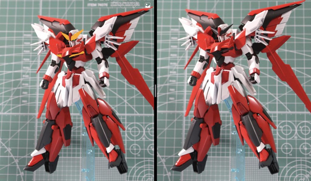 配色は恒例ですが悩みまくってました😅当初は右のパターンで考えておりましたが、基本に戻って黄色にしてみるかと試した結果今の状態にたどり着いたのでした〜