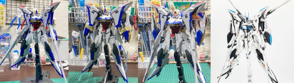 これが、こうから、こうなって、こうじゃ。エクリプス初見がクスィーぽい印象だったので寄せようとして断念、構成を変更して制作を進めました。