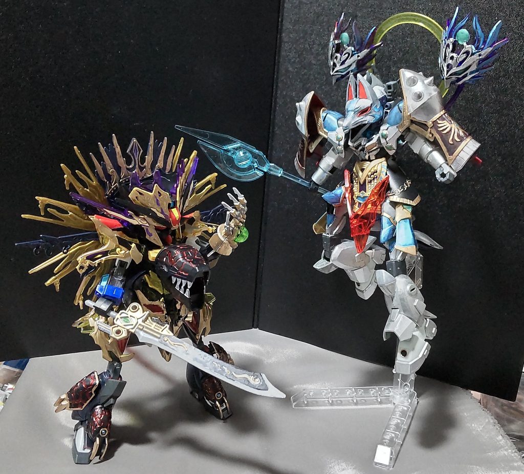 窮奇「あの時の雪辱(ダークマスク取られた事)を晴らさせてもらおうか!!!」銀狐「……(明らかに以前とは違う邪気や怨念が渦巻いている!?)」