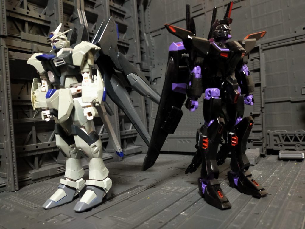 量産型ストライクフリーダムとツーショット