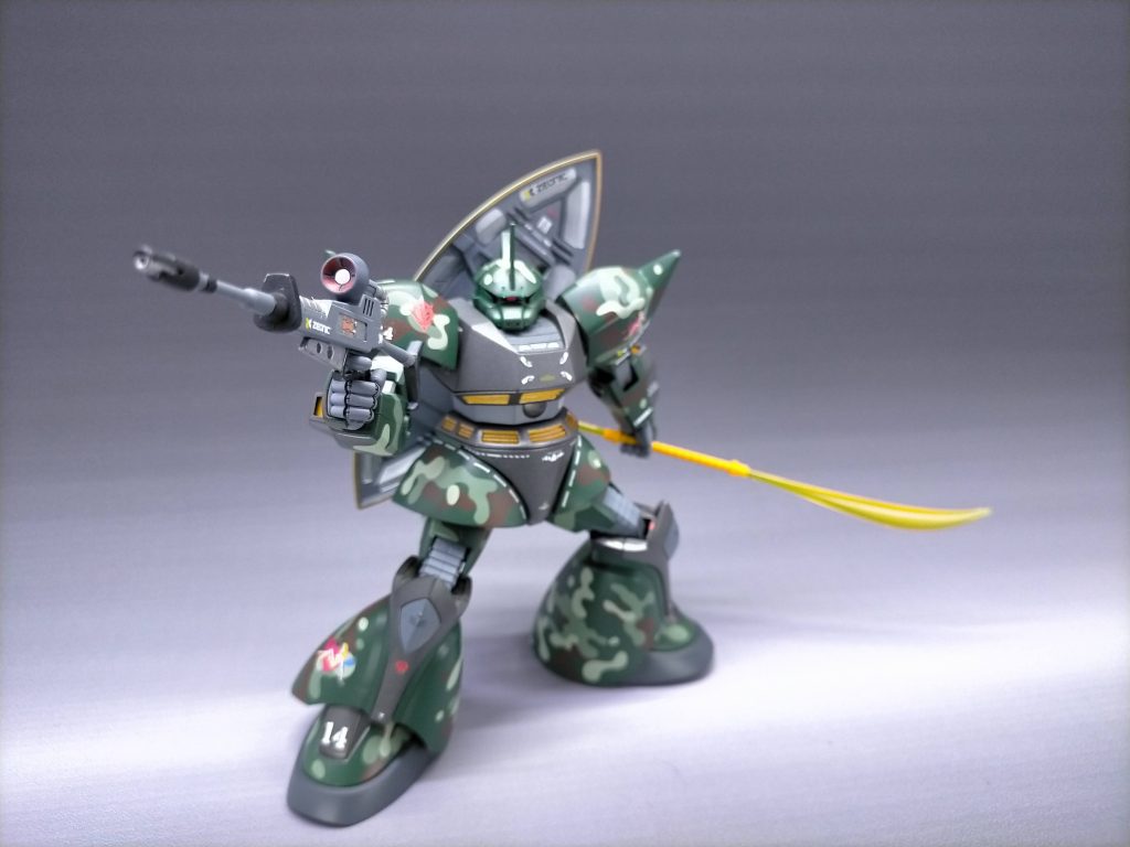 HG　シャアゲルを迷彩カラーに全塗装–4枚目/制作者：craftsMAN