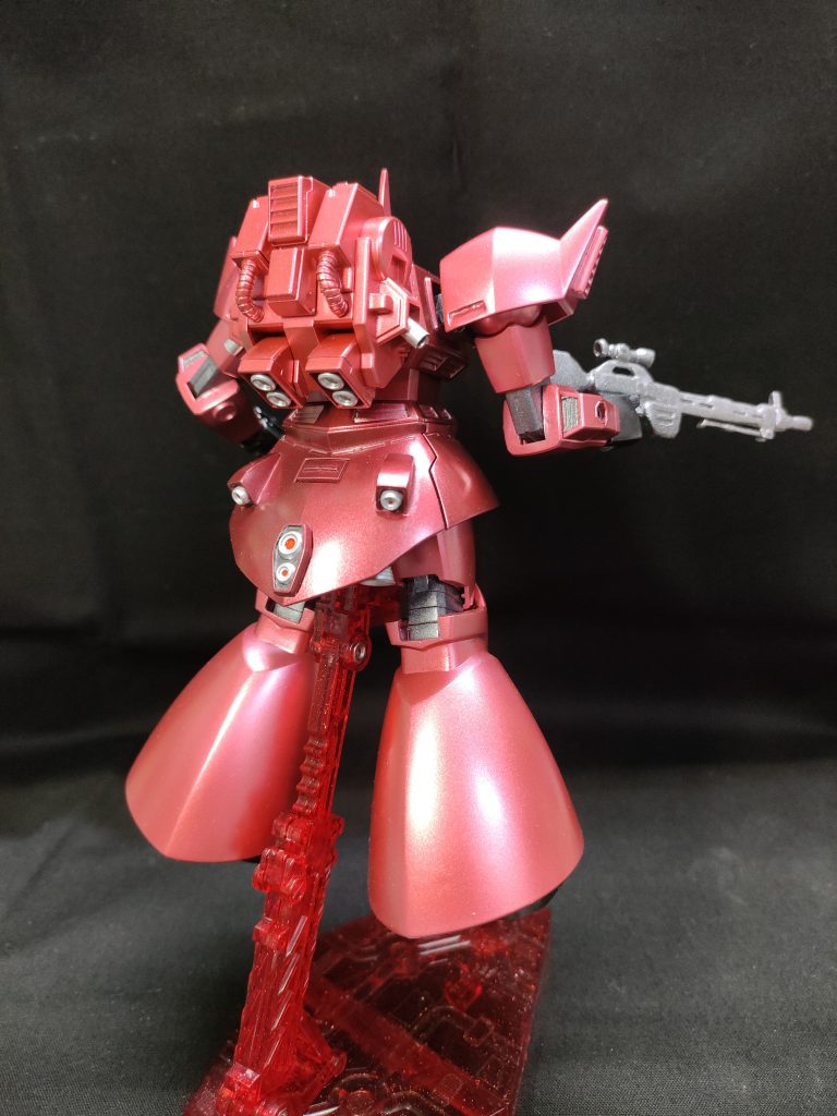 バッグパックはほぼジョニーライデン専用ゲルググのものです。あとスカート部分にバーニアの追加