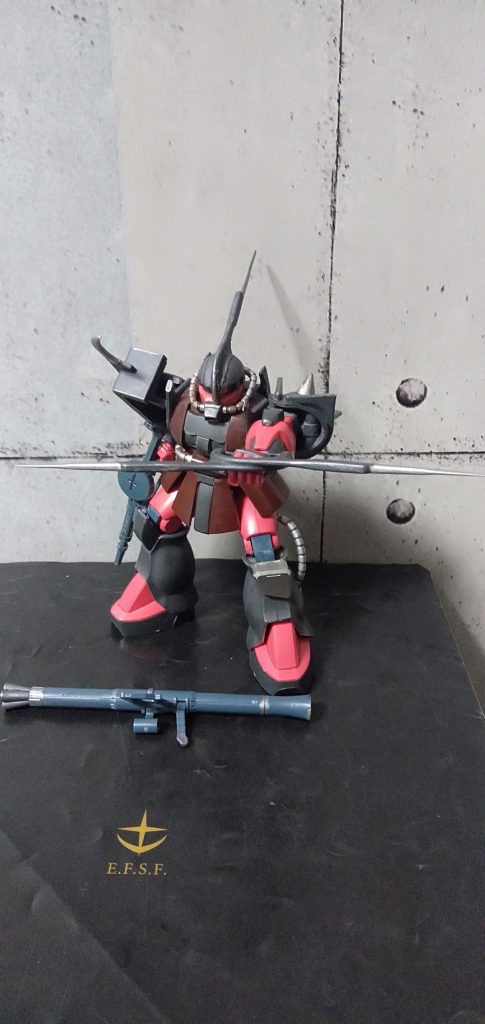 近接武器「テンタフロスブレード」マシンガン、バズーカは部分塗装