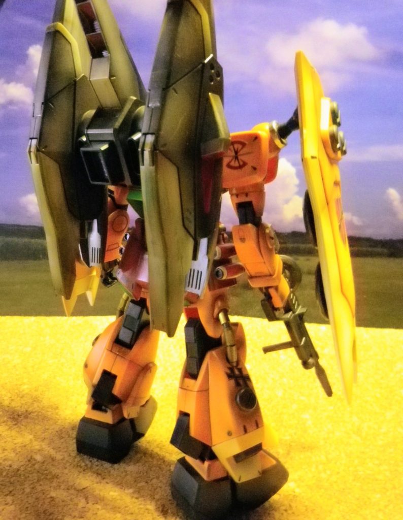 部分的に金属パーツやサードパーティのパーツ（コトブキヤ＆ウェーブ等）、動力パイプは真鍮パイプの輪切りに変更しています。