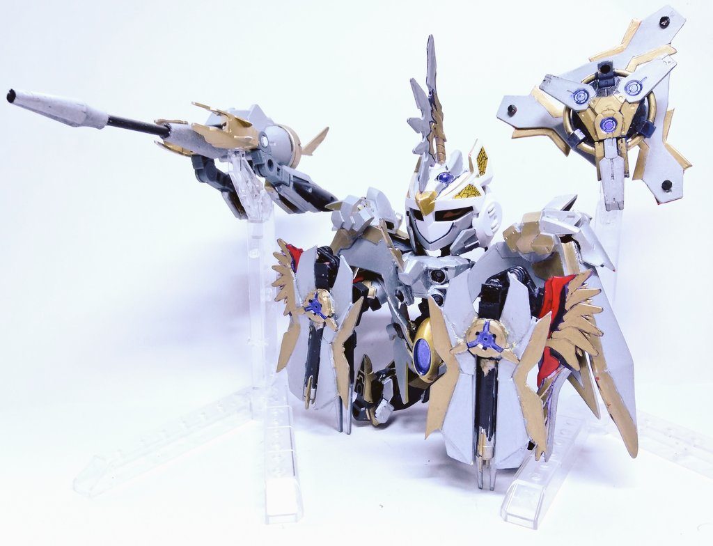 最後に、前回投稿したもの。こちらは「ファランクスモード」と名付けました。　「ディザスターモード」と見比べてみてください。　全然違うでしょ？以上、「転界皇ルクスゼロ」の全貌を紹介しました！最後まで見ていただきありがとうございます！