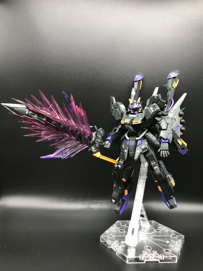 ・ムラマサブラスター本体はコトブキヤのビーストソードを塗装。・紫ビームはバンダイのエフェクトパーツを塗装して利用。