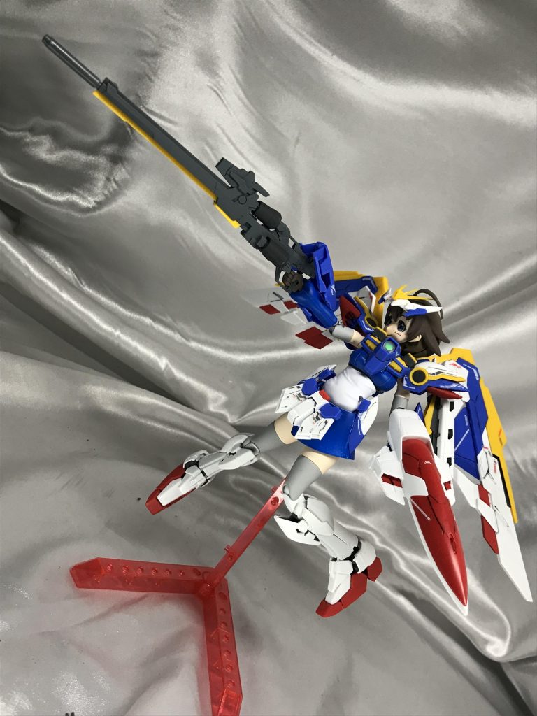 広がる翼と長大なバスターライフルがいいですな（///▽///）