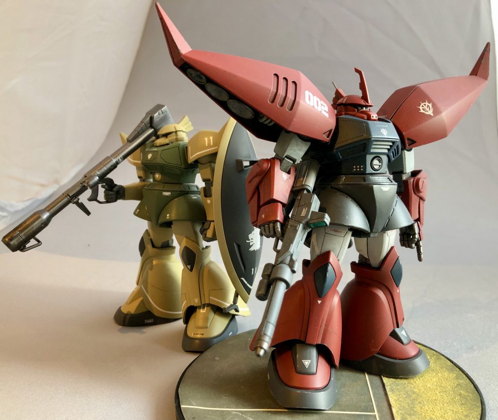 そもそもゲルググの基本性能が高かったからこそ、改修し使われ続けたのでしょうね。