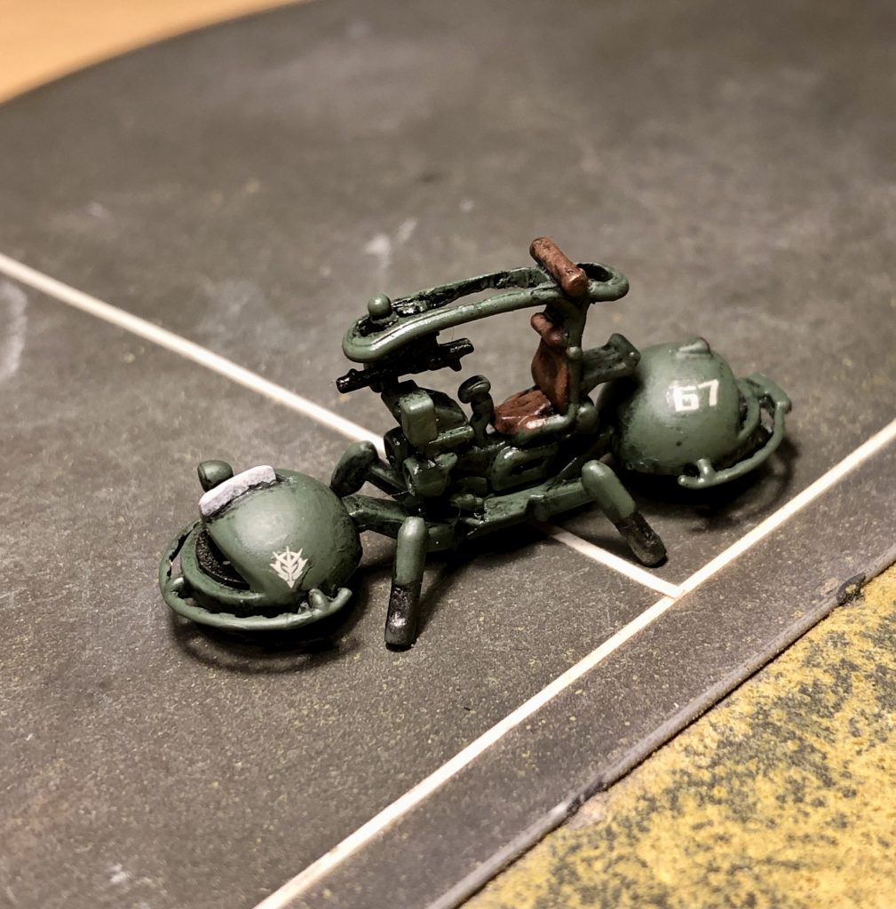 仕上げに全塗装してウォッシングです。