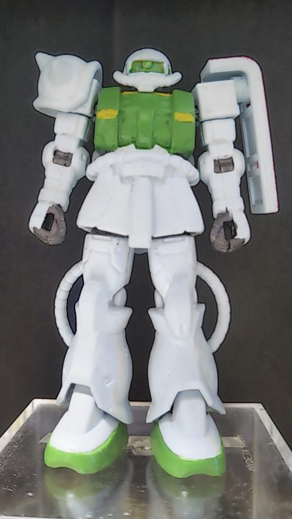 「グリーンダイバーズ」のポスターにもなっている…ジムⅡ［エゥーゴカラー］をイメージしました👍