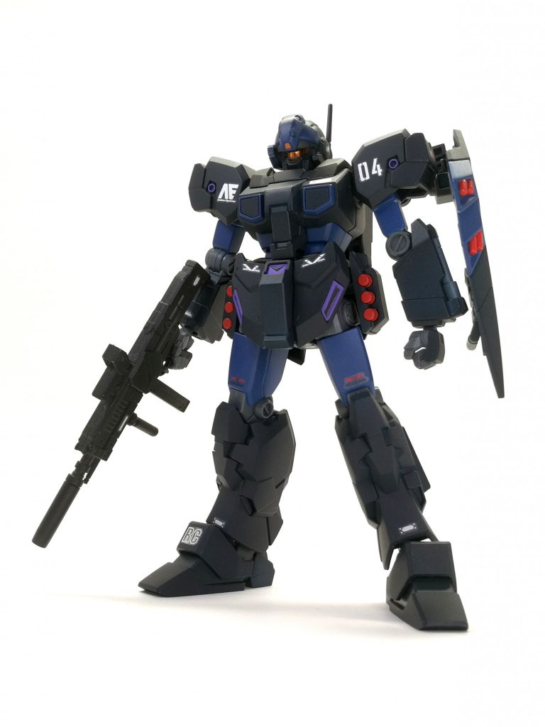 この色、サイバーパンク感あって、結構似合ってる塗装はエアブラシ