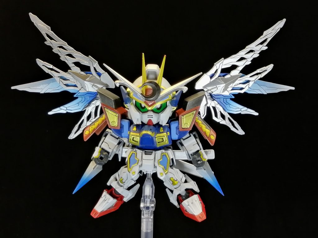 展開。腕の苦無の向きも変わります。