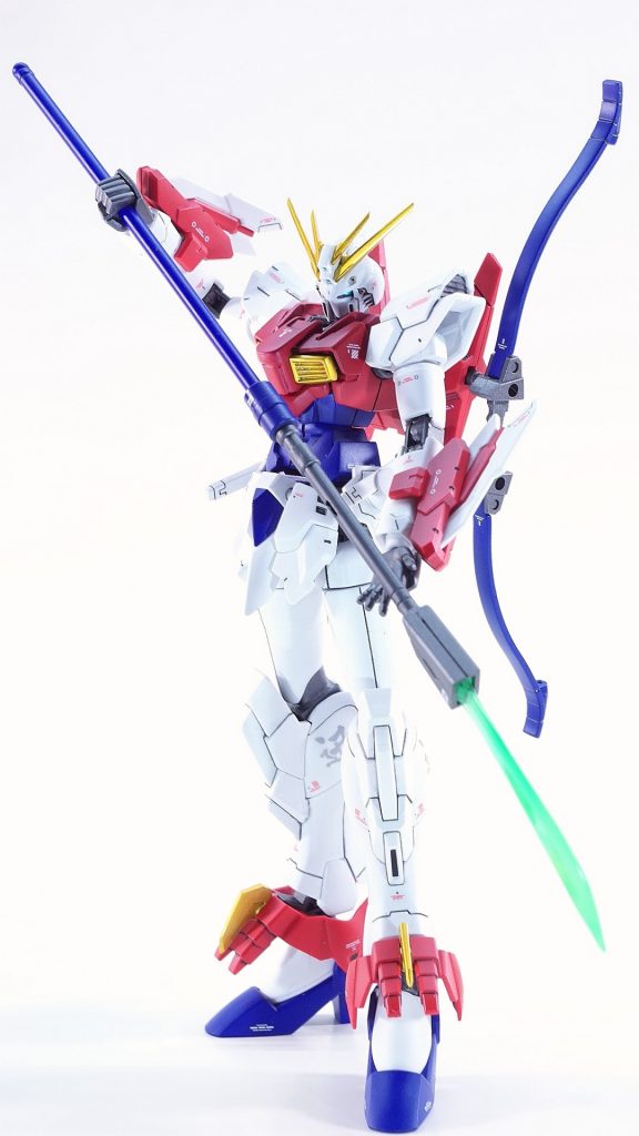 カラーと武装はライジングを参考にでっち上げました。ジャンクとレジンを使ってビームナギナタ、通称ブレイジングスラッシュ。