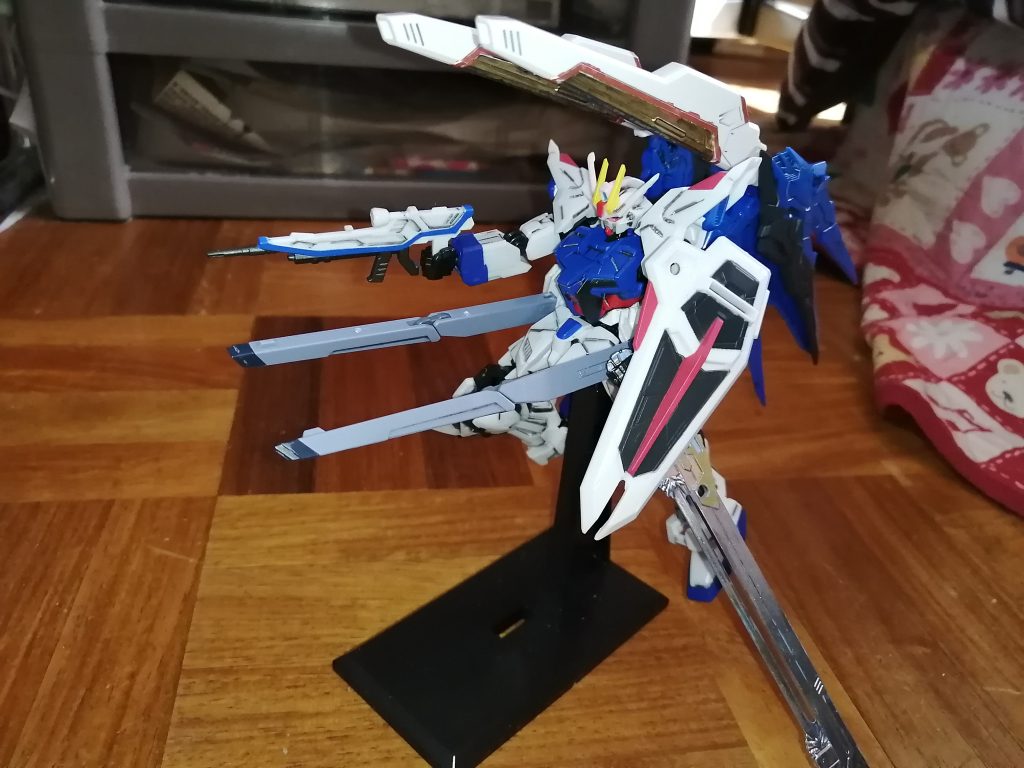 フルバースト！！　まあこれやるためにＨＧフリーダムパーツつかいました