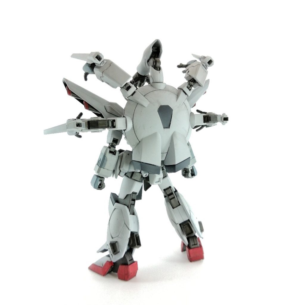 パワープロヴィデンスガンダムは、「HG プロヴィデンスガンダム」の改造機です。特徴的であったドラグーン・システムをオミットし、近接格闘に特化させた機体です。
