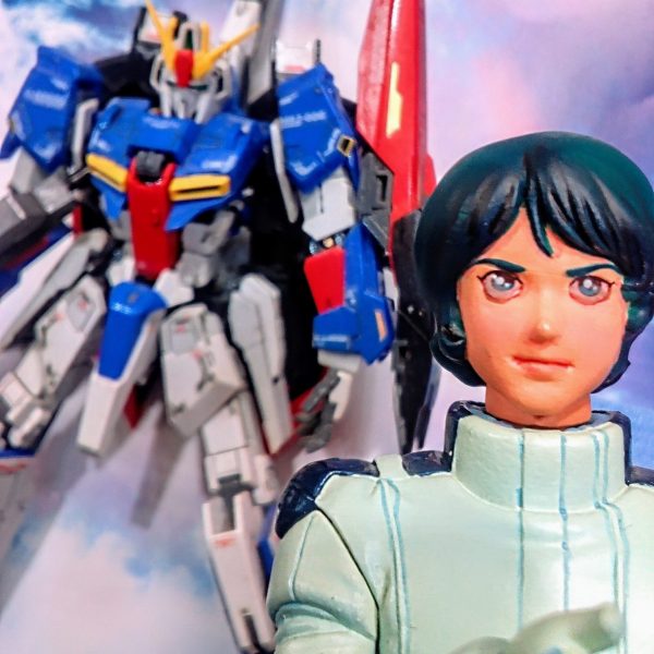 RG　Ｚガンダム＆カミーユ・ビダン　これからの画像アップのデフォルトになる形態です（笑）