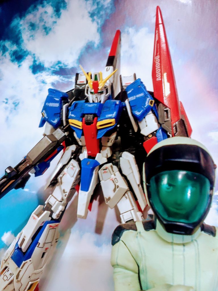 RG Zガンダム&カミーユ・ビダン これからの画像アップのデフォルトになる形態です(笑)–3枚目/制作者:gtarou