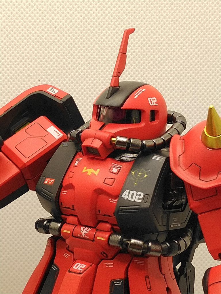 ところどころ、スミ入れを失敗しました