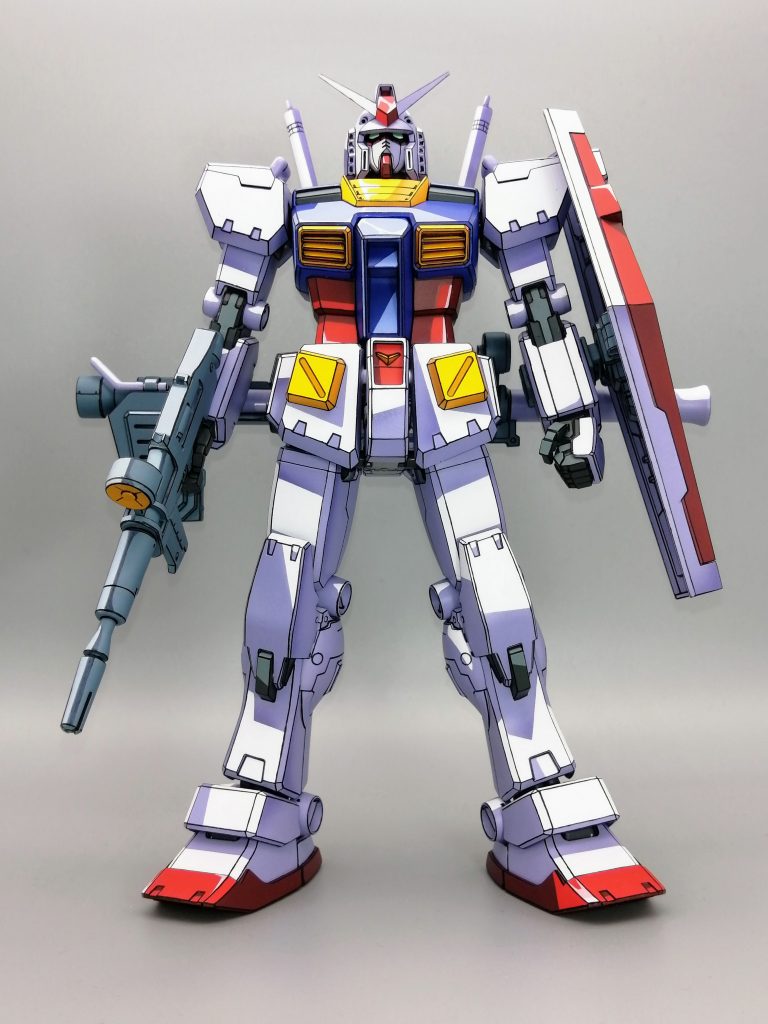MG Ver.Kaの紫かかった箱絵はどれもカッコいいな~と思っていたので「紫のガンダム」の再現にチャレンジしてみました。