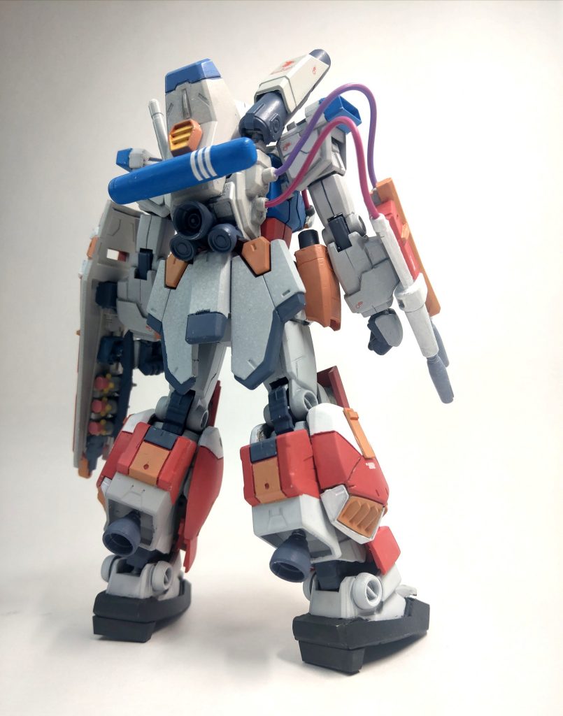 ショルダーキャノンはガンキャノンから。リアスカートはデスサイズ。