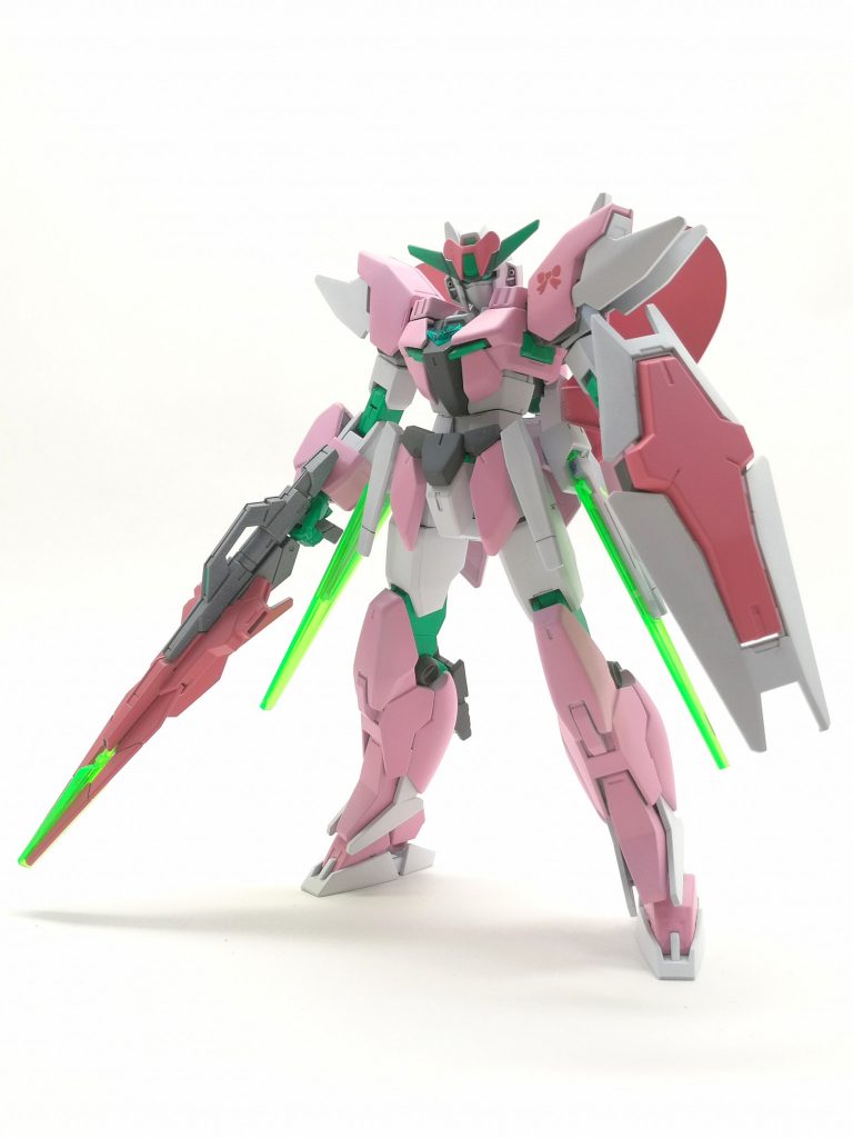 コアチェンジ!ラブライビングゴー!ニジガクガンダム#上原歩夢肩の歩夢マークは手書きです腰をAGE-FXでボリュームアップ目立つエッジを丸めて優しい印象にモールドも埋めてシンプルにおでこはリボン見たいにカラーリングは、Dream with you とAwakening promise の衣装を参考に