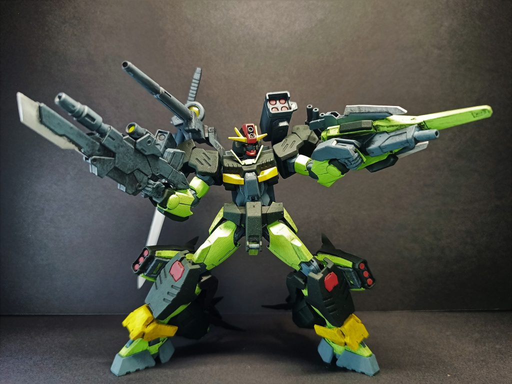 「こいつの肩は赤く塗らねぇのかい？」→「貴様ぁ・・・塗りたいのか？」→塗り忘れました(*´ω｀*)ﾃﾍﾍﾟﾛ