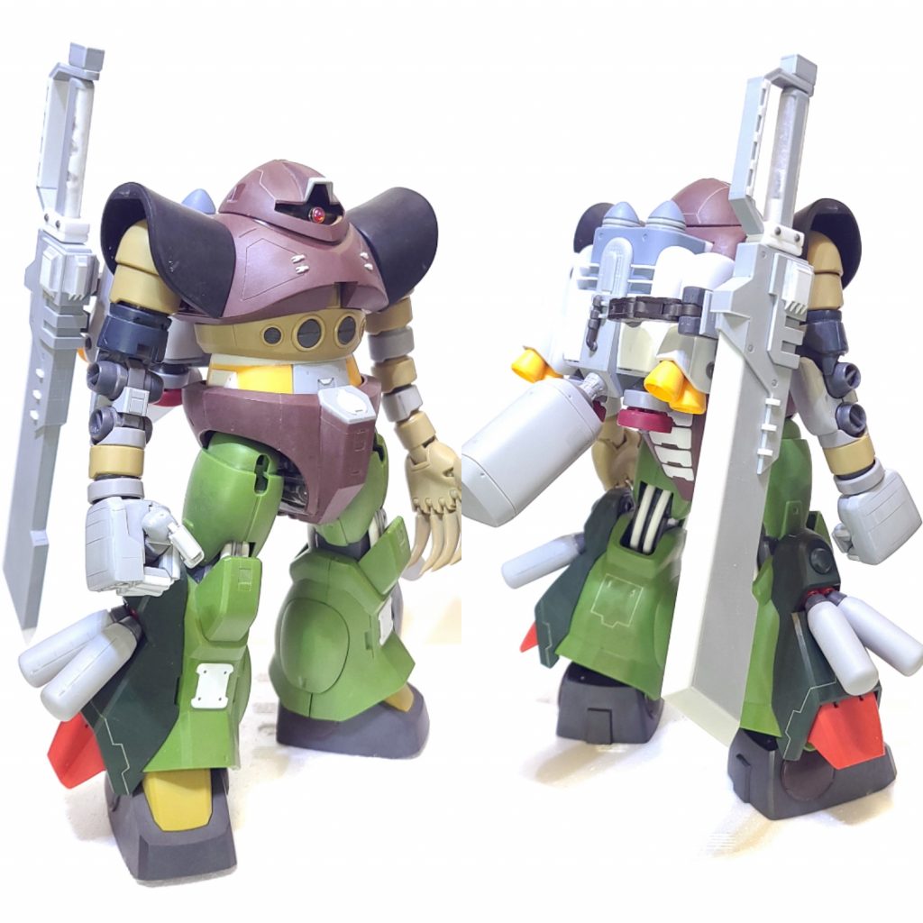 全ての工作が終わり、塗装前の段階です。最後までご覧いただきありがとうございました( ≧∀≦)ノ