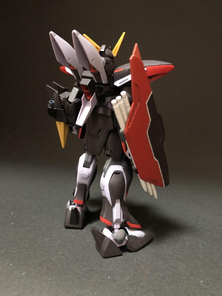 個人的備忘黒　タミヤタイヤブラック＋アクリジョンレッドブラウンブルーグレー　ファレホアズール＋ホルベインチタニウムホワイト赤　ストライクルージュレッド２０２２年の筆塗り・全塗装　その１５