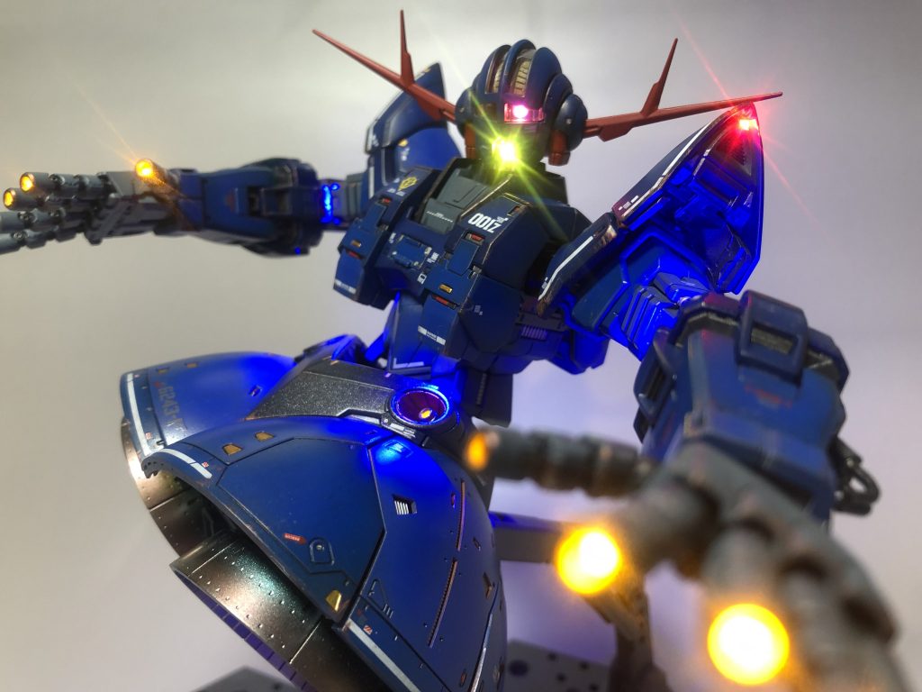 RG ジオング電飾｜T.a.k.aさんのガンプラ作品｜GUNSTA（ガンスタ）