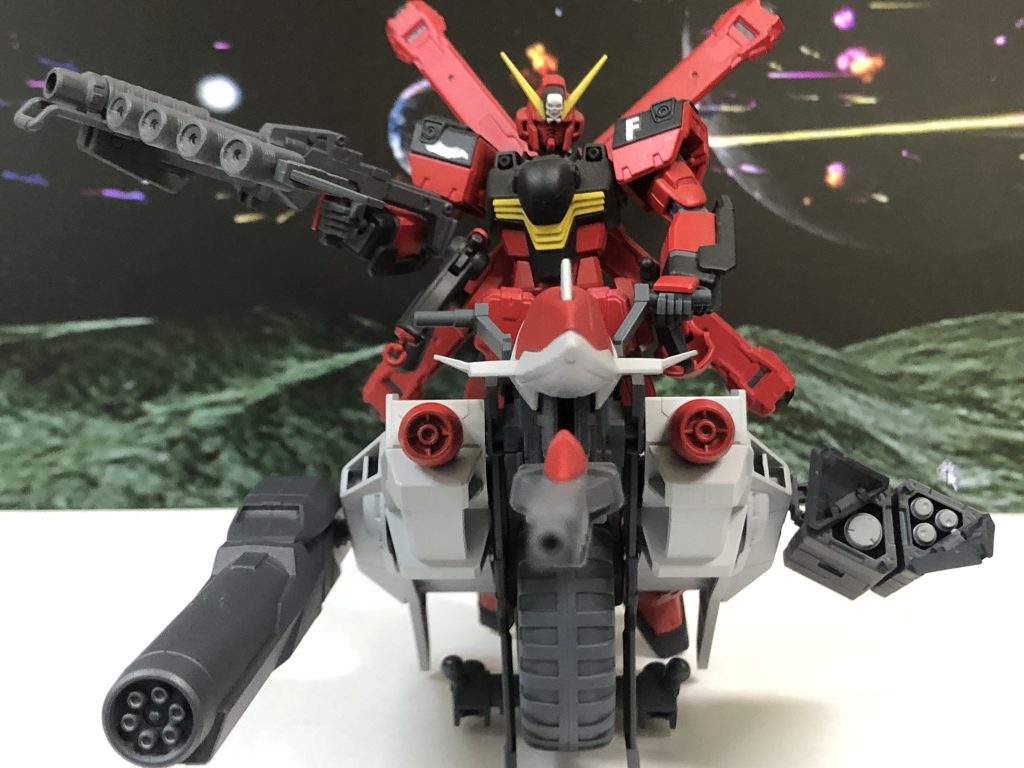 クロスボーンガンダム・フレア専用サブ・フライトシステム『イフリート・ホッパー』–2枚目/制作者:haruo