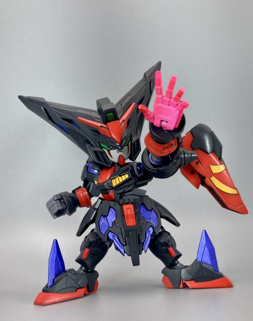 ゴッドガンダムとツーショット