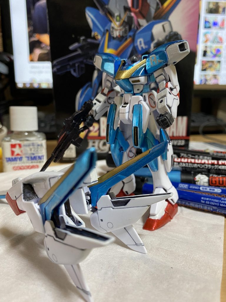 ガンダムマーカーでほぼ仕上げました。