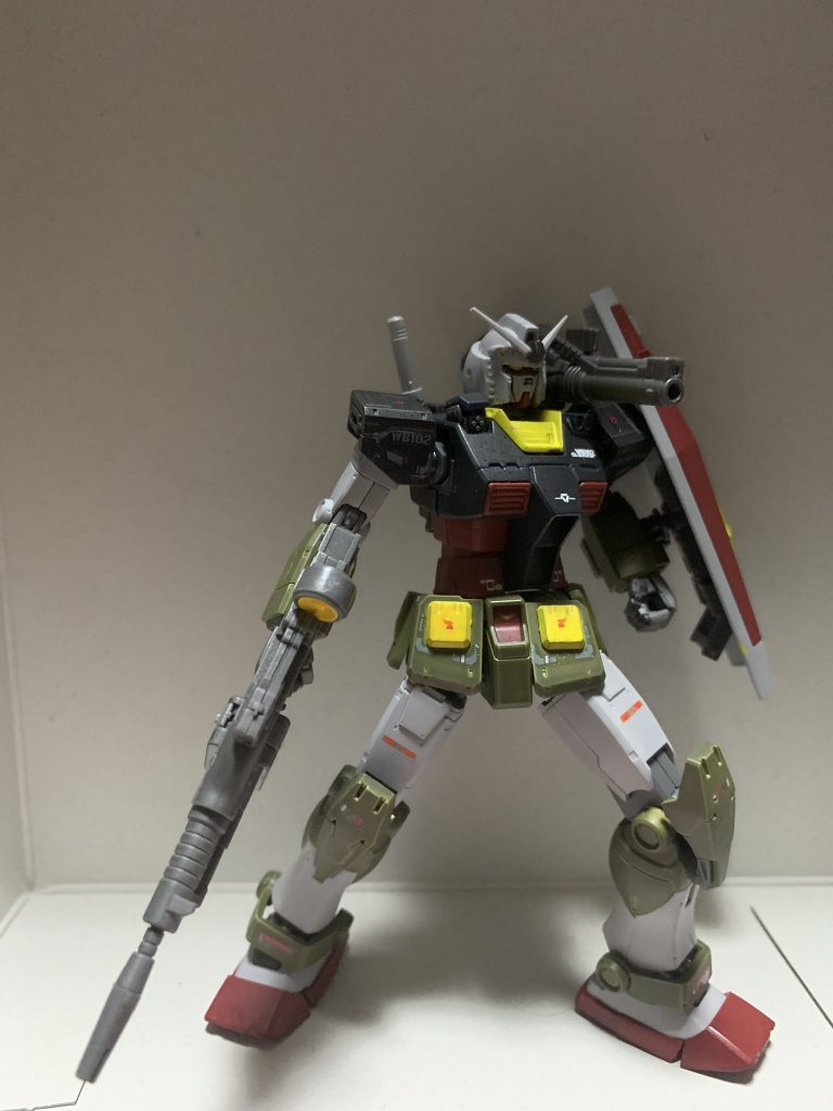 HG オリジン版ガンダム前期型 リアルタイプカラー–4枚目/制作者:素組マイスター【エアブラシデビュー★】