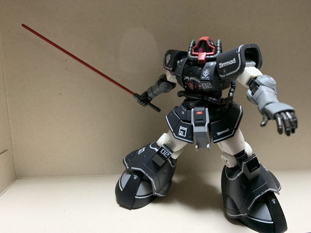 ＨＧ　ドム試作実験機–2枚目/制作者：素組マイスター【エアブラシデビュー★】