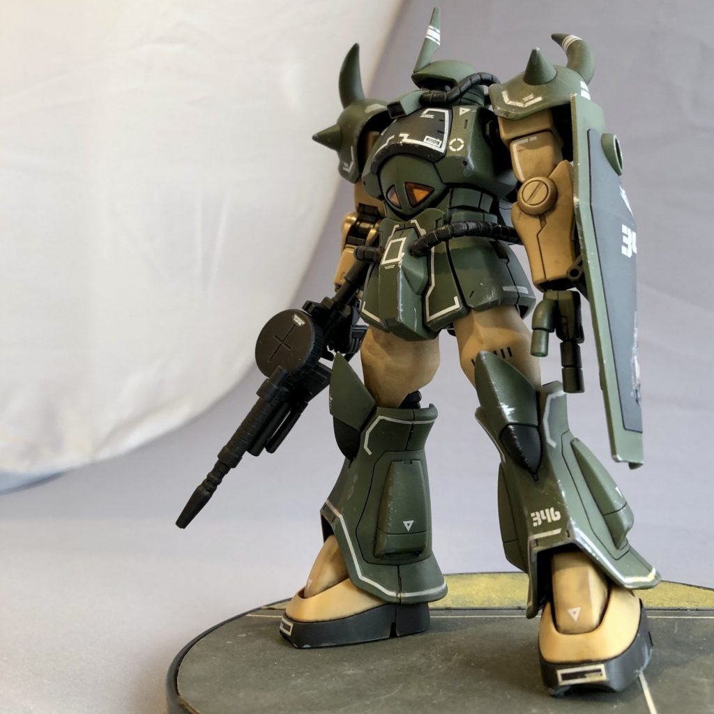 HGUC グフ（21stCENTURY REAL TYPE Ver.）｜ぱんきちさんのガンプラ作品｜GUNSTA（ガンスタ）